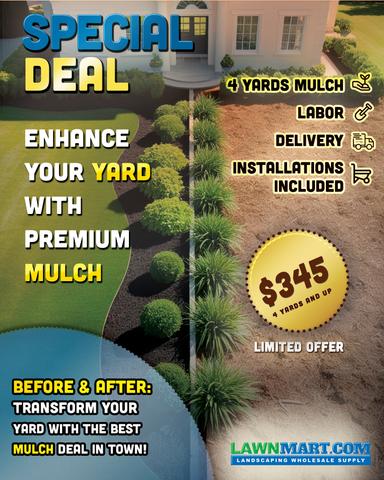 Whole House Mulch Installation